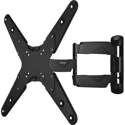 Hama TV-Wandhalterung 220828 | schwenkbar & neigbar | 32-65 Zoll | VESA 75x75-400x400 | bis 35kg | Schwarz