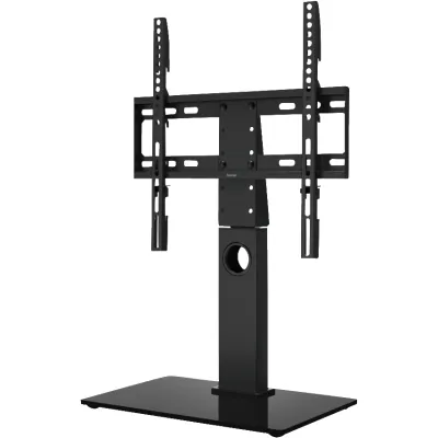 Hama TV-Standfuß 220866 | höhenverstellbar & schwenkbar | für 32–55 Zoll (bis 30 kg) | VESA | Kabelführung | Schwarz