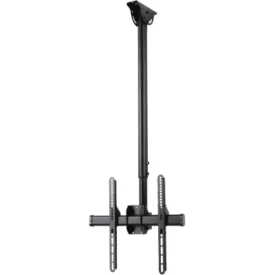 Hama TV-Deckenhalterung 220878 | 32-65 Zoll | 360° schwenkbar | neigbar | VESA 200x200-400x400 | Schwarz