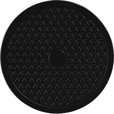 Hama Universal-Drehteller 220891 | 360° drehbar | bis 60 kg | 25,5 cm | für Monitor, TV, Lautsprecher | Schwarz