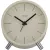Bild: Hama Funkwecker analog 222229 Flores | Funkuhr ohne Ticken | Schlummerfunktion | Hintergrundlicht | leise | grau/beige