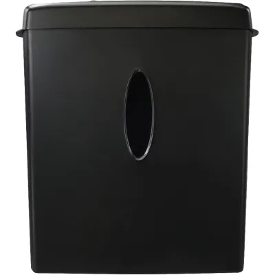 SAFE Aktenvernichter 50585 X100CD | Cross-Cut | 10 Blatt | CD/DVD/Plastikkarten | 15L Behälter | Schwarz