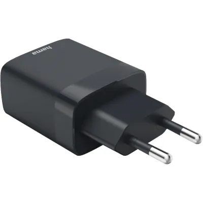 Hama Ladegerät 86442 | USB-C Netzteil 30W Power Delivery Schnellladegerät | Universal für Smartphone & Tablet