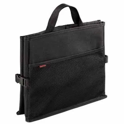 Hama Auto Kofferraum Organizer 83962 | faltbar, klein, Nylon | 34x26x46 cm | mit Klettbefestigung, Tragegriffe | schwarz