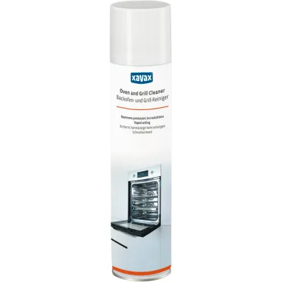 Xavax Backofen- und Grill-Reiniger 111758 | Backofenreiniger & Grillreiniger | 300 ml | kraftvoll & geruchlos | Weiß