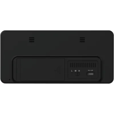 Hama Digitaler Wecker 185896 Bali | Temperaturanzeige | Nachtmodus | Schlummerfunktion | USB Betrieb | Schwarz