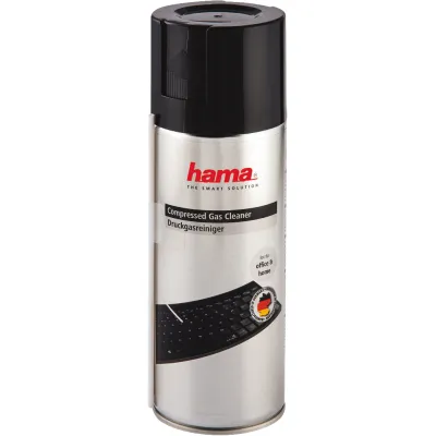 Hama Druckgasreiniger 00113811 | Druckluftspray 400 ml | für Tastaturen & EDV-Arbeitsplätze | Staubentferner
