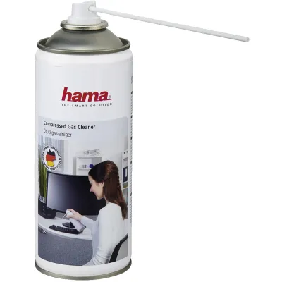 Hama Druckgasreiniger 84417 | Druckluftspray 400 ml | für Elektronik, Tastaturen, Computer | rückstandsfrei