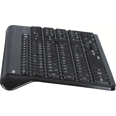 Hama Funk-Tastatur-Maus-Set Trento 00182666 | kabellos QWERTZ | USB | 8m Reichweite | leise Tasten | 1200 DPI | Schwarz