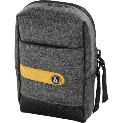 Hama Kameratasche Terra 60H | Fototasche für Digitalkamera | nachhaltig aus recyceltem Polyester | kompakt | grau