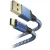 Bild: Hama USB-C auf USB-A Kabel 201558 | 1,5m Ladekabel | Reflective | einzeln geschirmt | vergoldete Kontakte