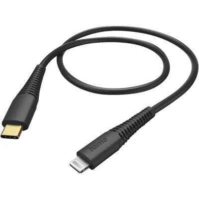 Hama USB-C auf Lightning Kabel 201602 | Ladekabel 1,5m | vergoldete Kontakte | für iPhone & iPad | weiß