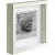 Bild: Hama Bilderrahmen Scala 59777 | 23x23 cm | Holzrahmen mit Passepartout | quadratisch | weiß