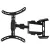 Bild: Hama TV-Wandhalterung 220841 | schwenkbar & neigbar | 32-65 Zoll | VESA 200x200-400x400 | bis 25kg | schwarz