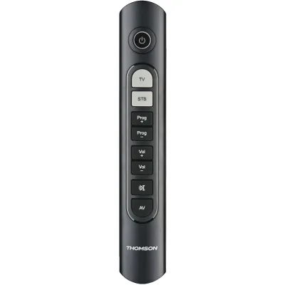 Hama Universal-Fernbedienung ROC Z107 00132672 | 2in1 lernbar vorprogrammiert | große Tasten | Schwarz