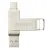 Bild: Hama USB-Stick 182493 C-Rotate Pro 512GB | USB 3.1 & USB-C 3.0 Hybrid | bis 100MB/s | Metallgehäuse | silber