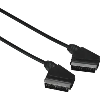 Hama Scart Verbindungskabel 205081 | 21-polig vollbeschaltet | 1,5m Länge | Scart Stecker/Stecker | Audio Video
