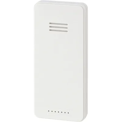 Hama Wetterstation Action 186412 | Funk-Wetterstation mit Außensensor | Temperatur | Hygrometer | weiß