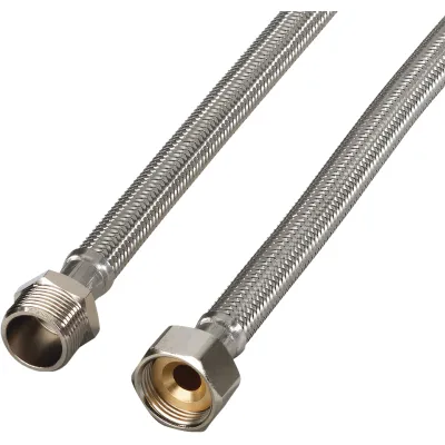 Xavax Panzer-Zulaufschlauch 3m | Waschmaschine & Spülmaschine | knickfest | Edelstahl | trinkwassergeeignet