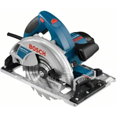 Bosch Professional Handkreissäge GKS 65 GCE | 1800 W | 190 mm Blatt | 65 mm Schnitttiefe | Führungsschiene | L-BOXX