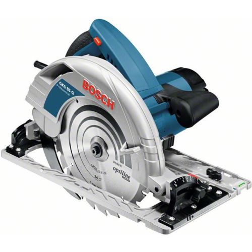 Bild: Handkreissäge GKS 85 G Professional (blau, 2.200 Watt, L-BOXX, Führungsschiene F