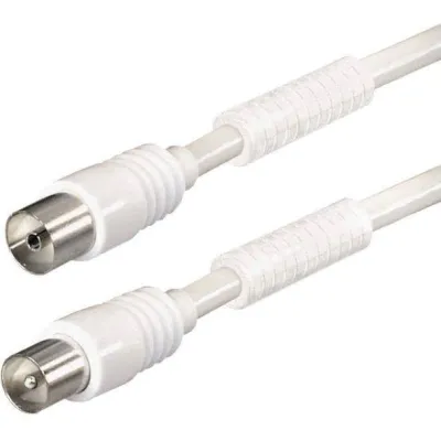 Hapena Antennen-Kabel 10m ws 13891 Koax-Stecker -Koax-Kupplung 100dB Ferrit