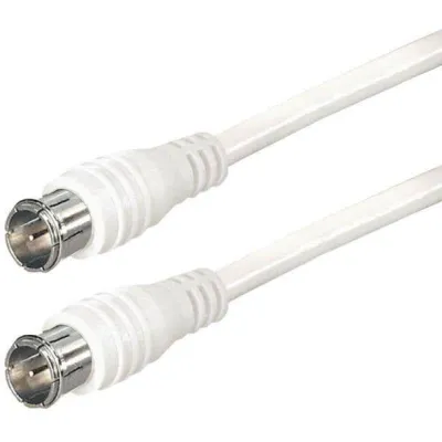 Hapena Antennen-Kabel 5m ws 13451 Quick-F-Stecker - Quick-F-Stecker 95dB