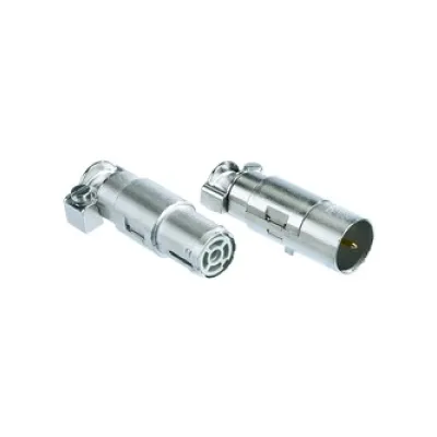 HARTING Stiftkontakt 09150013013 | Han D Coax-Kontakt | Crimp | 10A | 0,14-2,5mm² | 9,5mm | Thermoplast | kieselgrau