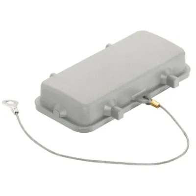 HARTING Abdeckkappe 16B Anbaugehäuse 09300165417 | IP65 | Kunststoff | mit Befestigungsschnur