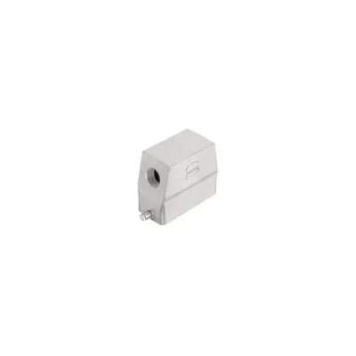 Harting Tüllengehäuse 19443100547 | Rechtecksteckverbinder 10B | Edelstahl | seitlicher Kabeleingang M32 | IP65