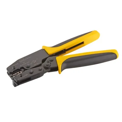 Harting Crimpzange 09990000021 | Handcrimpwerkzeug für Han D/E/Yellock | 0,14–2,5 mm² | mechanisch | Sperrvorrichtung