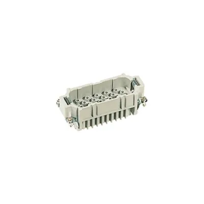 Harting Kontakteinsatz Crimp 09210403001 | 40-polig | Stift | Thermoplast | Größe 16B | 10A | 250V | kieselgrau