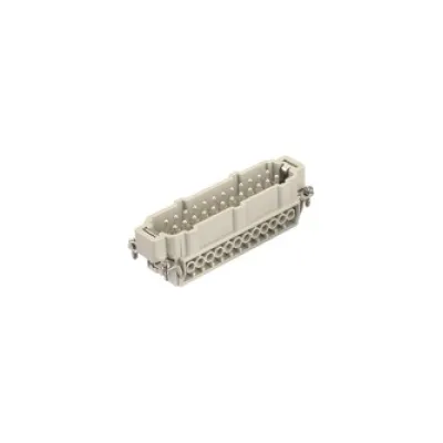 Harting Kontakteinsatz HAN 24E-STI-S 09330242601 | Schraubanschluss | 24-polig | 16A | 500V | Stift | Thermoplast