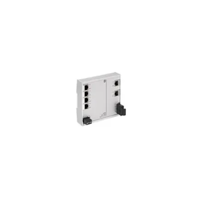 HARTING Ethernet Switch Ha-VIS eCon 2061GBT-AF | unmanaged | 6x RJ45 Gigabit | 1x SC LX | DIN-Rail | IP30 | 24/48V