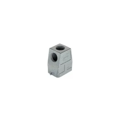 Harting Tüllengehäuse Han 6B-gg/gs-M25 19300060596 | Steckergehäuse Aluminium | IP65 | Größe 6B | grau pulverbeschichtet