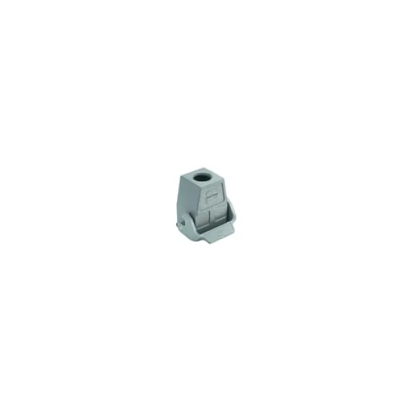 Harting Kupplungsgehäuse Han 6B-kg-LB-M32 19300060757 | Aluminium-Druckguss | Längsbügel | 1x M32 | IP65 | grau
