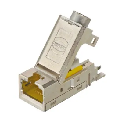 Harting RJ45-IDC-Buchse 8-polig | Han-Mod 8P | AWG28-24 | Schneidklemmanschluss | Thermoplast | UL94 V0