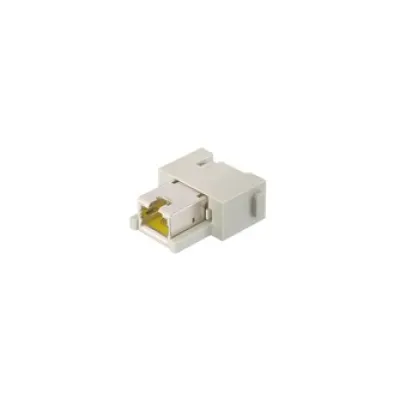 Harting Wanddurchführung Han 1Mod-F RJ45 | 8-polig | Gender Changer | Thermoplast | kieselgrau