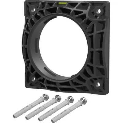 HAUFF Andübelflansch HSI150 DFK | Kunststoffflansch | gas- und wasserdicht | 150 mm | Edelstahl-Befestigung