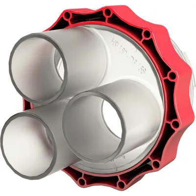 Hauff Deckel für Kabeltragsystem HSI 150-D3/58-KS 2102100041 | inkl. Zentrierband | EPDM | Kaltschrumpftechnik | 150 mm