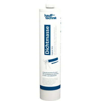 Hauff Dichtmasse Hybrid 7057Z | elastische Dichtmasse für Wandoberflächen | MS-Polymer | grau | 290ml Kartusche