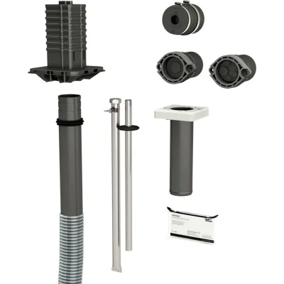 Hauff Einsparten-Bauherrenpaket ESH Basic FUBO-BHP3m | Mauerdurchführung Gas Wasser Strom | 3000 mm | ohne Keller