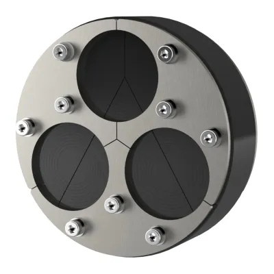 Hauff Ringraumdichtung HRD150-SG-3/22-54 | für 3 Kabel Ø 22-54mm | Wanddurchbruch 150mm | Edelstahl A2 | EPDM