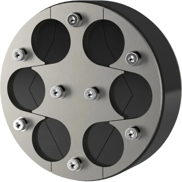 Hauff Ringraumdichtung HRD150 SG | Mauerdurchführung 6x8–35mm | Edelstahl A2/EPDM | 150mm | gas- & wasserdicht