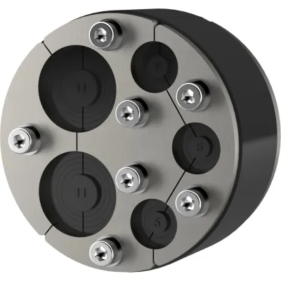 Hauff Ringraumdichtung HRD 100 | Mauerdurchführung Ø100mm | Edelstahl V2A | EPDM | gas- und wasserdicht