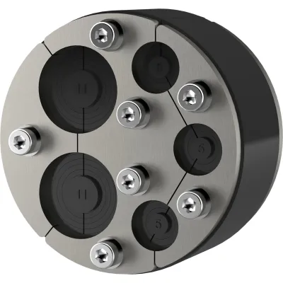 Hauff Ringraumdichtung HRD 100 | Mauerdurchführung Ø100mm | Edelstahl V2A | EPDM | gas- und wasserdicht