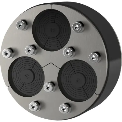 Hauff Ringraumdichtung HRD 125-SG-3/10-40 | Mauerdurchführung Kabel | 3x10-40 mm | Edelstahl V2A | gas- & wasserdicht