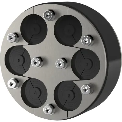 hauff Ringraumdichtung HRD125 SG 6x6-31 b40 | Kabelabdichtung 125mm | Edelstahl V2A | EPDM | gas- & wasserdicht