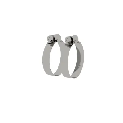 Hauff Rohrschellen-Set RSL90-120 SET2 | Schellen für Wellrohre 90-120 mm | Mauerdurchführung