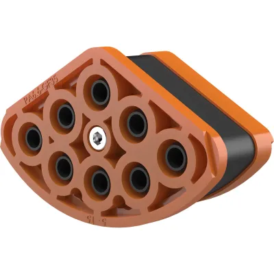 Hauff Segmente SEG 8x15 3030300183 | HSI 150-S3 Zubehör | 8 Durchgänge Ø 5-15 mm | gas- & wasserdicht | nachbelegbar